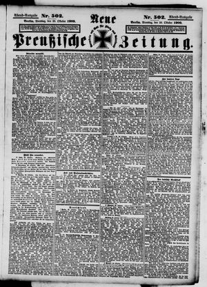 Neue preußische Zeitung vom 26.10.1909