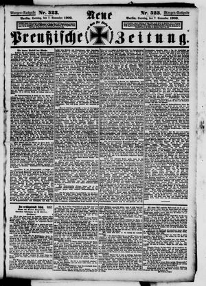 Neue preußische Zeitung vom 07.11.1909