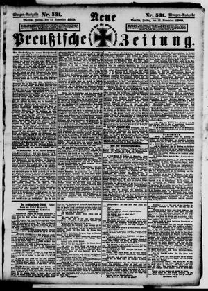 Neue preußische Zeitung vom 12.11.1909
