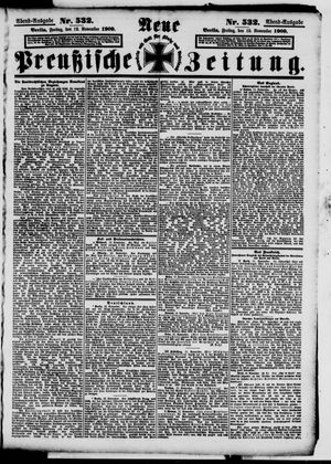 Neue preußische Zeitung vom 12.11.1909