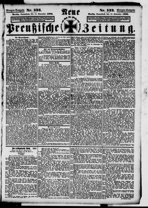 Neue preußische Zeitung vom 13.11.1909