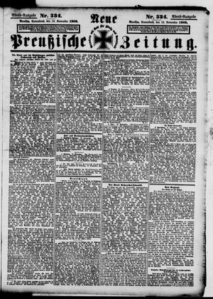 Neue preußische Zeitung vom 13.11.1909