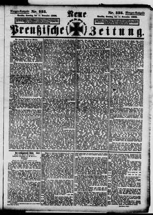 Neue preußische Zeitung vom 14.11.1909
