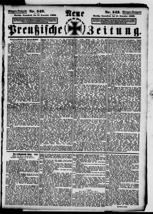 Neue preußische Zeitung vom 20.11.1909