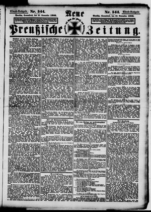 Neue preußische Zeitung vom 20.11.1909