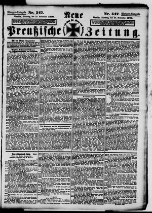 Neue preußische Zeitung vom 23.11.1909