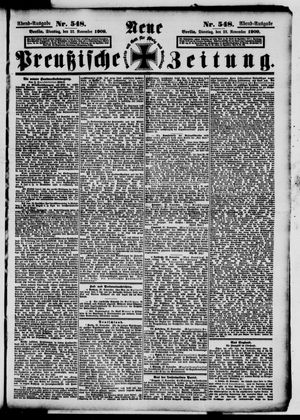 Neue preußische Zeitung vom 23.11.1909