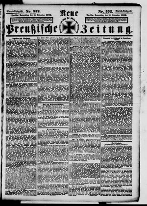 Neue preußische Zeitung vom 25.11.1909