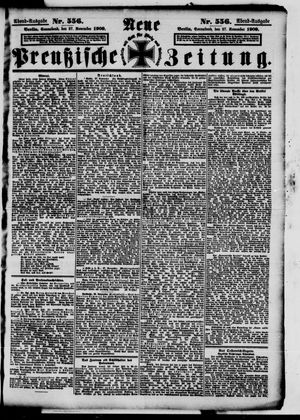 Neue preußische Zeitung vom 27.11.1909