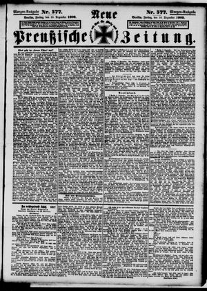 Neue preußische Zeitung vom 10.12.1909