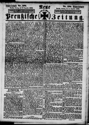 Neue preußische Zeitung vom 12.12.1909