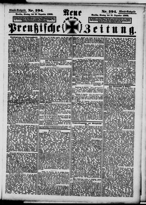 Neue preußische Zeitung vom 20.12.1909