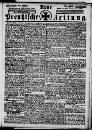 Neue preußische Zeitung vom 23.12.1909