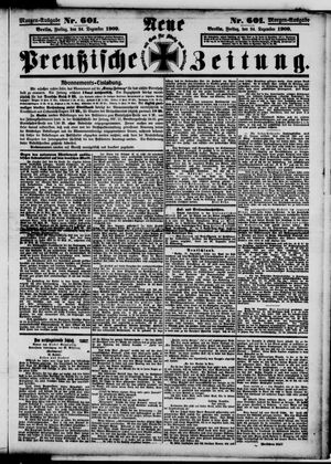 Neue preußische Zeitung vom 24.12.1909