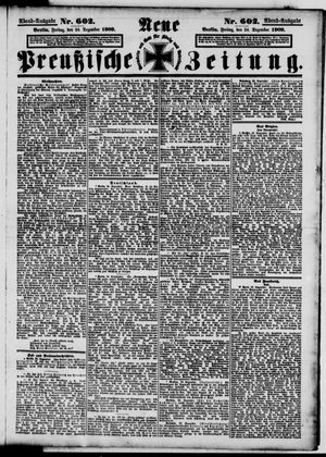 Neue preußische Zeitung vom 24.12.1909