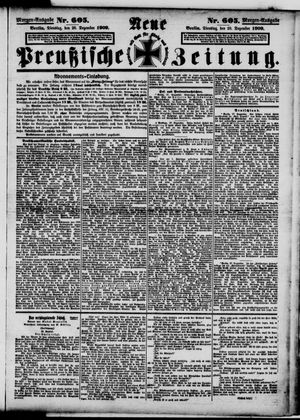 Neue preußische Zeitung vom 28.12.1909