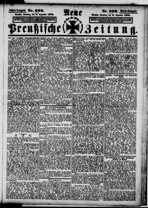 Neue preußische Zeitung vom 28.12.1909