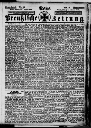 Neue preußische Zeitung vom 05.01.1910