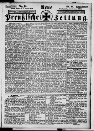 Neue preußische Zeitung vom 14.01.1910