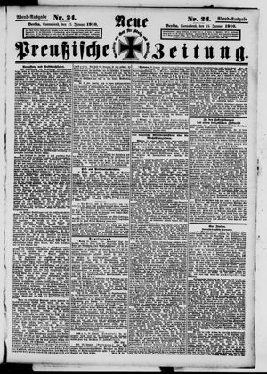 Neue preußische Zeitung vom 15.01.1910