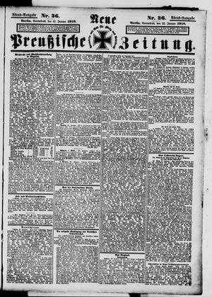 Neue preußische Zeitung vom 22.01.1910