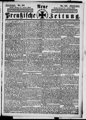 Neue preußische Zeitung vom 02.02.1910