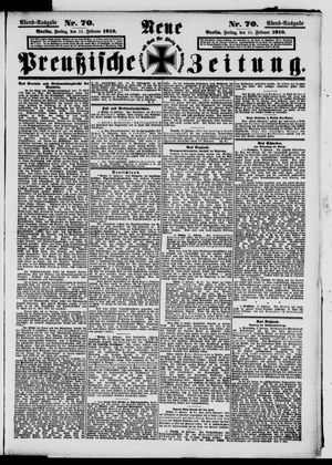 Neue preußische Zeitung vom 11.02.1910