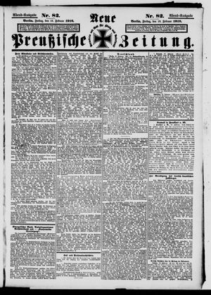 Neue preußische Zeitung vom 18.02.1910