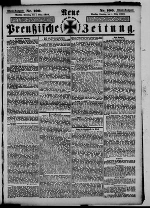 Neue preußische Zeitung vom 01.03.1910