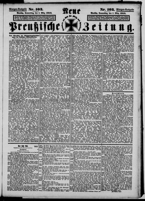 Neue preußische Zeitung vom 03.03.1910