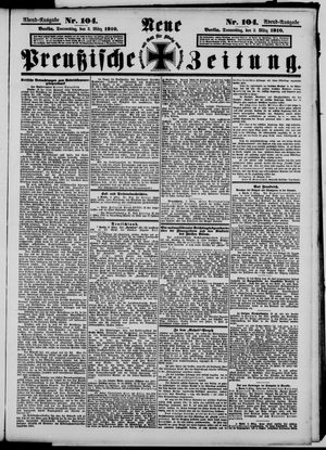 Neue preußische Zeitung vom 03.03.1910