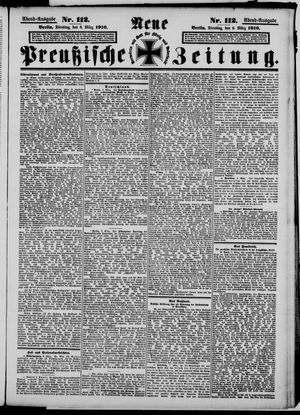 Neue preußische Zeitung vom 08.03.1910