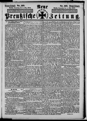 Neue preußische Zeitung vom 10.03.1910
