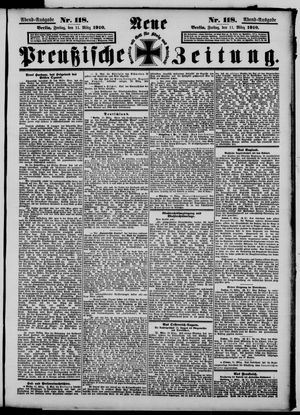 Neue preußische Zeitung vom 11.03.1910