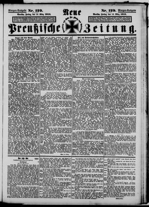 Neue preußische Zeitung vom 18.03.1910
