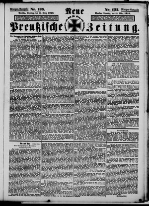 Neue preußische Zeitung vom 22.03.1910