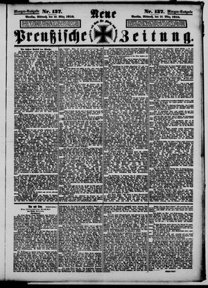 Neue preußische Zeitung vom 23.03.1910