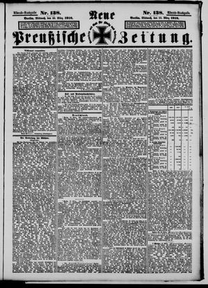 Neue preußische Zeitung vom 23.03.1910
