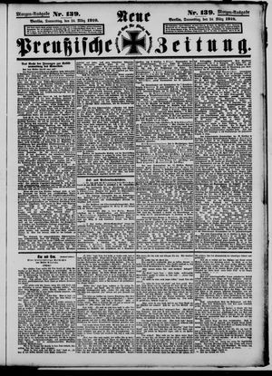 Neue preußische Zeitung vom 24.03.1910