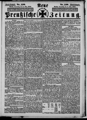 Neue preußische Zeitung vom 24.03.1910