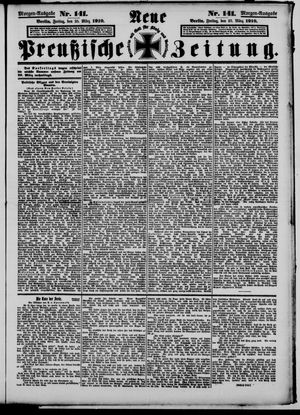 Neue preußische Zeitung vom 25.03.1910
