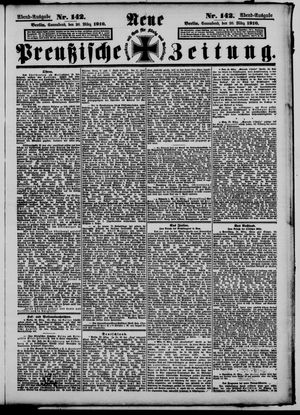 Neue preußische Zeitung vom 26.03.1910