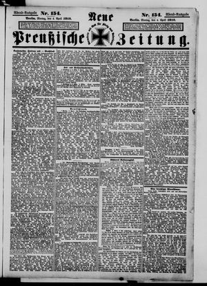 Neue preußische Zeitung vom 04.04.1910