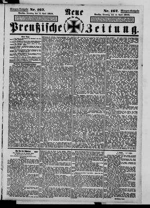 Neue preußische Zeitung vom 12.04.1910