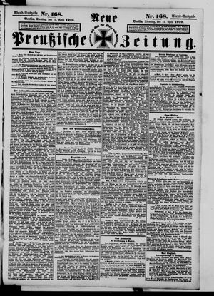 Neue preußische Zeitung vom 12.04.1910
