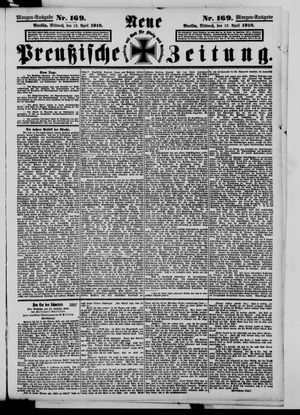 Neue preußische Zeitung on Apr 13, 1910
