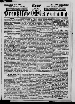 Neue preußische Zeitung vom 15.04.1910
