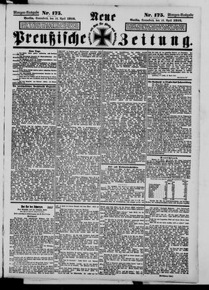 Neue preußische Zeitung vom 16.04.1910