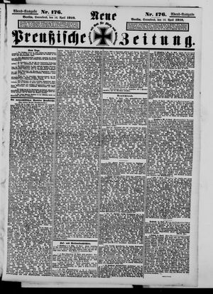 Neue preußische Zeitung vom 16.04.1910