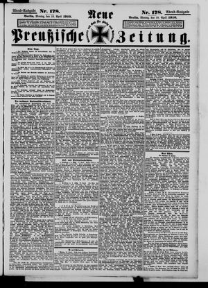 Neue preußische Zeitung vom 18.04.1910